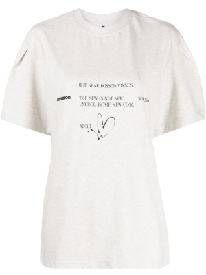 

Artwork cotton T-shirt, Ader Error Artwork cotton T-shirt