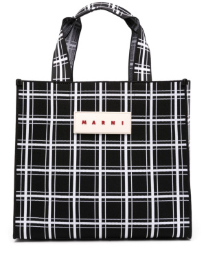 

Check pattern tote bag, Marni Check pattern tote bag