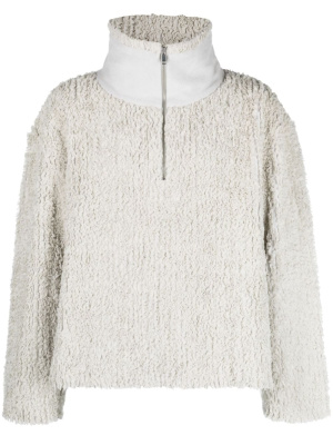 

Half-zip loopback-knit jumper, Craig Green Half-zip loopback-knit jumper
