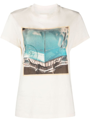 

Zoe photograph-print cotton T-shirt, Zadig&Voltaire Zoe photograph-print cotton T-shirt