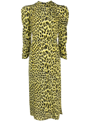 

Racyl leopard-print silk midi dress, Zadig&Voltaire Racyl leopard-print silk midi dress