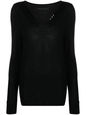 

Star-buttons Henley-neck T-shirt, Zadig&Voltaire Star-buttons Henley-neck T-shirt