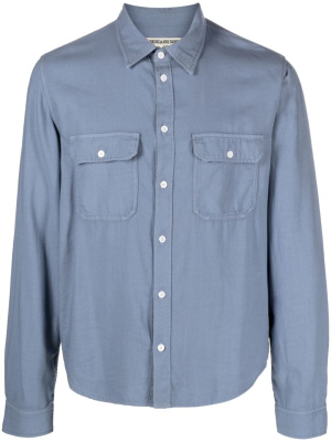 

Stan cotton-blend shirt, Zadig&Voltaire Stan cotton-blend shirt