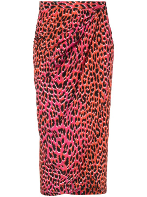 

Jamelia leopard-print silk skirt, Zadig&Voltaire Jamelia leopard-print silk skirt