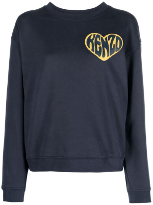 

KENZO Heart cotton sweatshirt, Kenzo KENZO Heart cotton sweatshirt