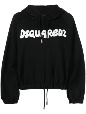 

Logo-print long-sleeve hoodie, Dsquared2 Logo-print long-sleeve hoodie