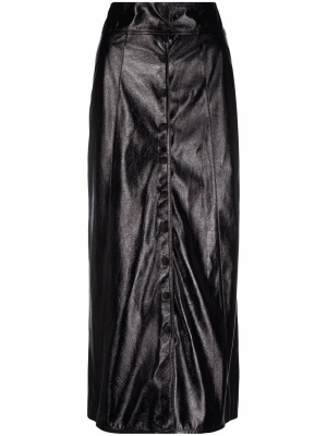 

Baxomili faux leather midi skirt, ISABEL MARANT Baxomili faux leather midi skirt