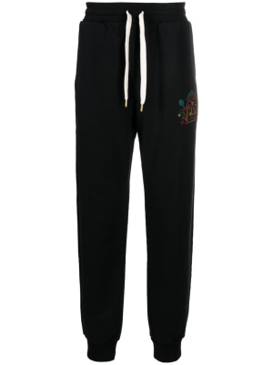 

Rainbow Crayon Temple-embroidery track pants, Casablanca Rainbow Crayon Temple-embroidery track pants