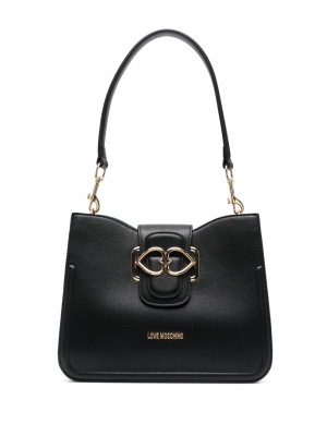 

Logo-plaque shoulder bag, Love Moschino Logo-plaque shoulder bag