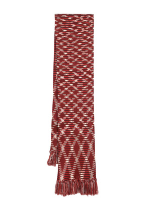 

Intarsia-knit wool scarf, Missoni Intarsia-knit wool scarf