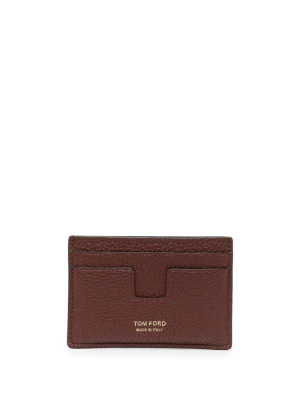 

Embossed-logo card holder, TOM FORD Embossed-logo card holder