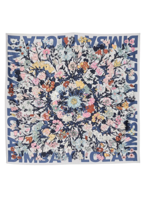 

Floral-print satin scarf, Bimba y Lola Floral-print satin scarf