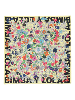 

Floral-print square scarf, Bimba y Lola Floral-print square scarf