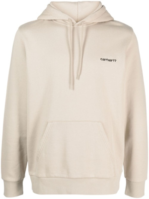 

Logo-embroidered cotton hoodie, Carhartt WIP Logo-embroidered cotton hoodie