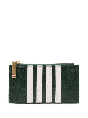 

4-Bar calf leather cardholder, Thom Browne 4-Bar calf leather cardholder