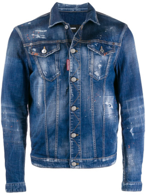 

Paint splatter denim jacket, Dsquared2 Paint splatter denim jacket