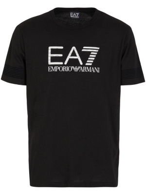 

Logo-print cotton T-shirt, Emporio Armani Logo-print cotton T-shirt