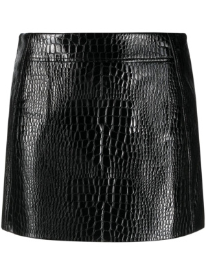 

Crocodile-effect patent miniskirt, PINKO Crocodile-effect patent miniskirt