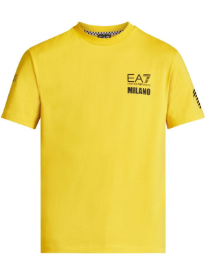 

Logo-print cotton T-shirt, Ea7 Emporio Armani Logo-print cotton T-shirt