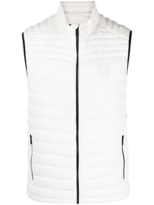 

Logo-patch padded gilet, Karl Lagerfeld Logo-patch padded gilet