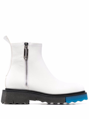 

Contrast panel ankle boots, Off-White Contrast panel ankle boots