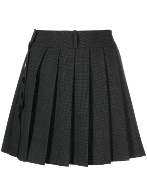 

Buttoned pleated miniskirt, SANDRO Buttoned pleated miniskirt