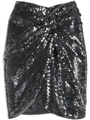 

Sequinned draped miniskirt, Forte Forte Sequinned draped miniskirt