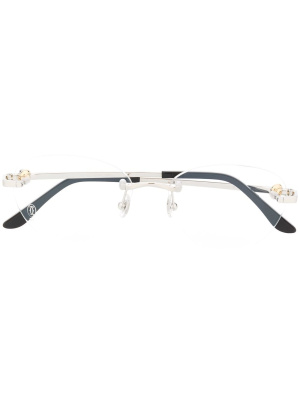 

Rimless oval glasses, Cartier Eyewear Rimless oval glasses