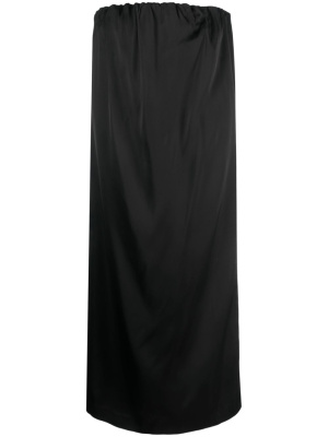

Siple strapless satin midi dress, Loulou Studio Siple strapless satin midi dress