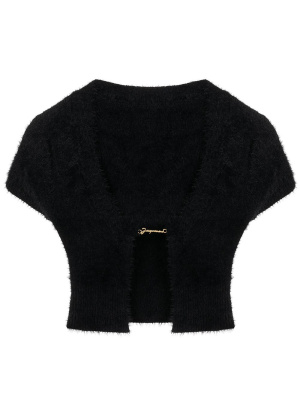 

Neve cropped knitted top, Jacquemus Neve cropped knitted top