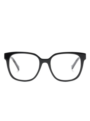 

Logo-plaque square-frame glasses, Gucci Eyewear Logo-plaque square-frame glasses