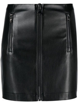 

Patent zip-up miniskirt, Patrizia Pepe Patent zip-up miniskirt