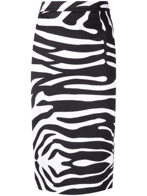 

Zebra-print pencil skirt, Dsquared2 Zebra-print pencil skirt