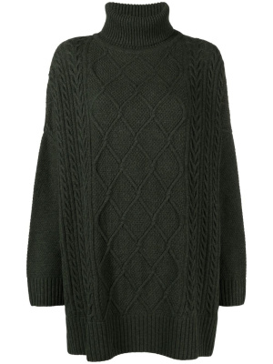 

Cable-knit rollneck sweater, Barbour Cable-knit rollneck sweater