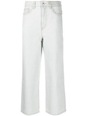

Cropped wide-leg jeans, Kenzo Cropped wide-leg jeans