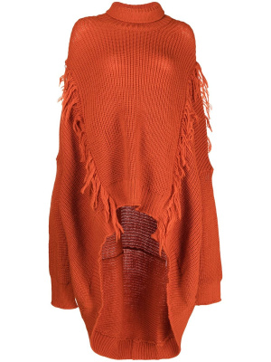 

Fringed asymmetric jumper, Yohji Yamamoto Fringed asymmetric jumper