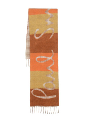 

Colour-block wool-blend scarf, PS Paul Smith Colour-block wool-blend scarf