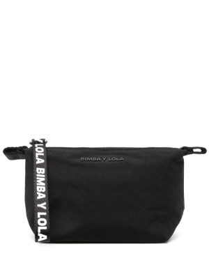 

Small logo-plaque marke-up bag, Bimba y Lola Small logo-plaque marke-up bag