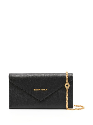 

Logo-lettering leather purse, Bimba y Lola Logo-lettering leather purse