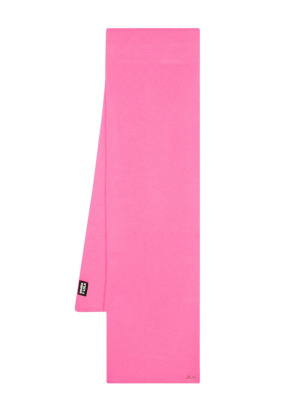 

Logo-plaque knitted scarf, Bimba y Lola Logo-plaque knitted scarf