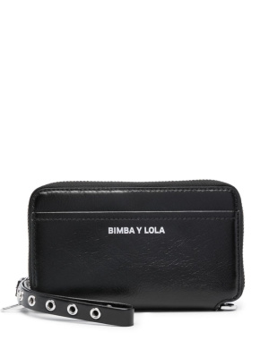 

Logo-lettering leather wallet, Bimba y Lola Logo-lettering leather wallet