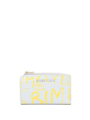 

Logo-print crocodile-embossed wallet, Bimba y Lola Logo-print crocodile-embossed wallet