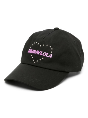 

Logo-embroidered cotton cap, Bimba y Lola Logo-embroidered cotton cap