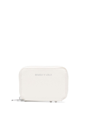 

Logo-lettering leather wallet, Bimba y Lola Logo-lettering leather wallet