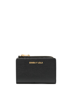 

Logo-lettering leather wallet, Bimba y Lola Logo-lettering leather wallet