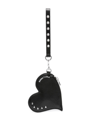 

Heart-shaped leather pouch, Bimba y Lola Heart-shaped leather pouch