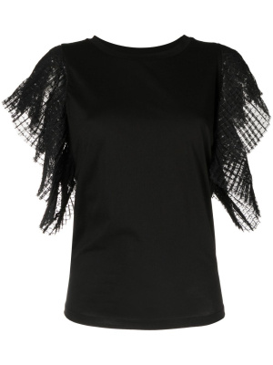 

Sequin cotton T-shirt, TWINSET Sequin cotton T-shirt