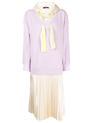 

Jumper-layered midi dress, TWINSET Jumper-layered midi dress