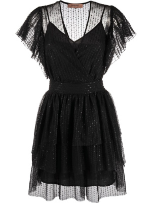 

Point d'esprit mini dress, TWINSET Point d'esprit mini dress