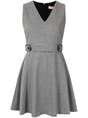 

Dogtooth V-neck dress, TWINSET Dogtooth V-neck dress
